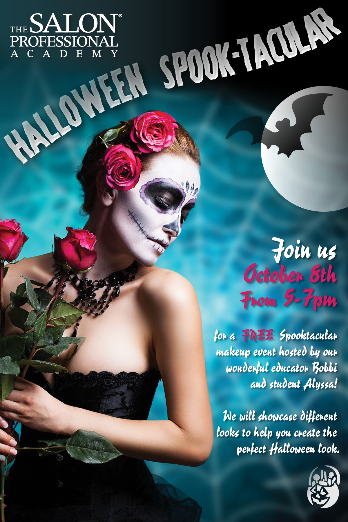 FREE Halloween Makeup Spooktacular Demo's TSPA Appleton Beauty School